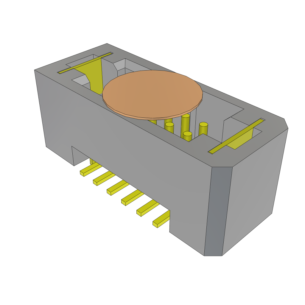 All Parts Connectors rugged connector TFM-106-02-L-D-WT-K-TR by Samtec