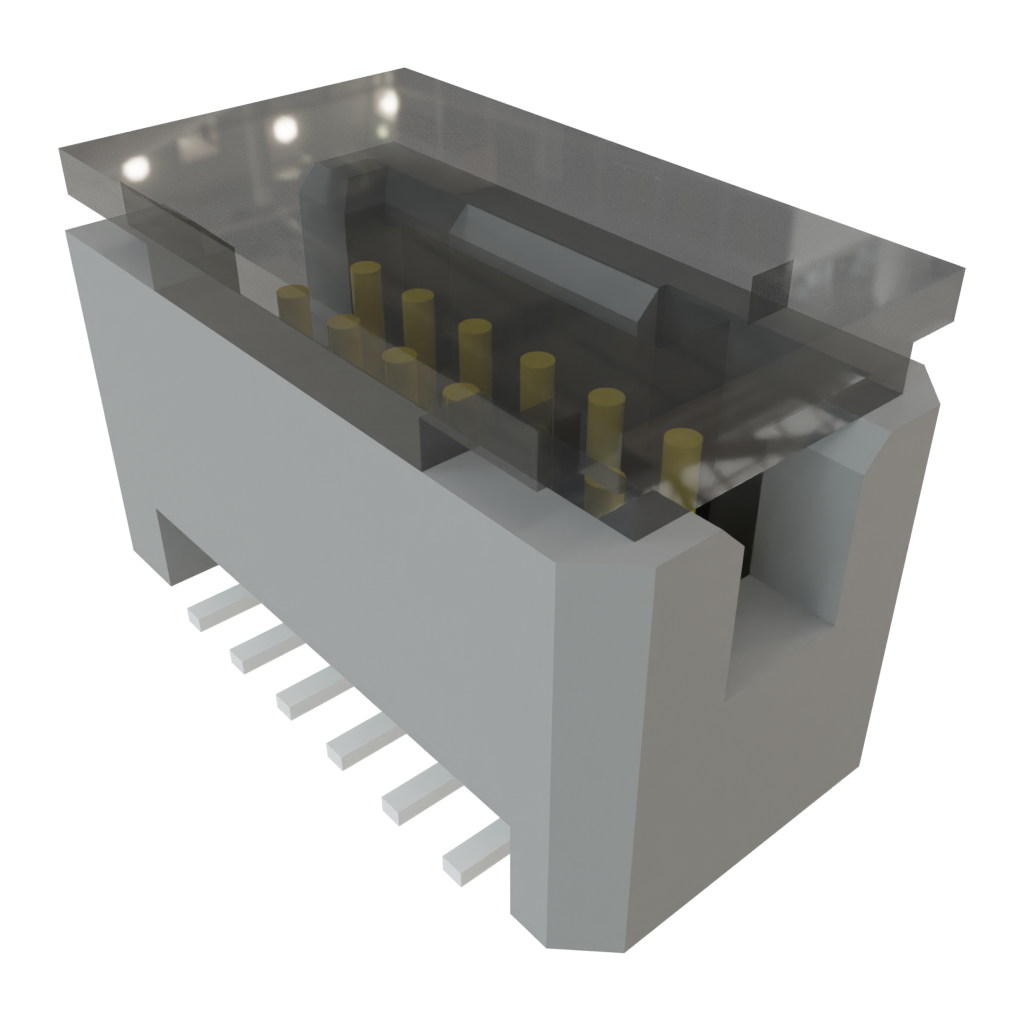 All Parts Connectors rugged connector TFM-106-02-S-D-P by Samtec