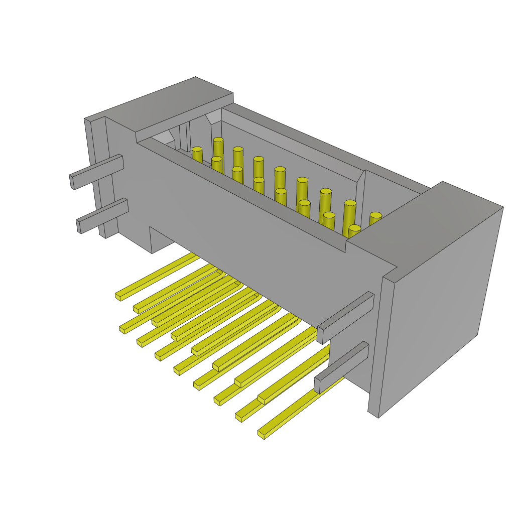 All Parts Connectors rugged connector TFM-108-01-H-D-RE1-WT by Samtec