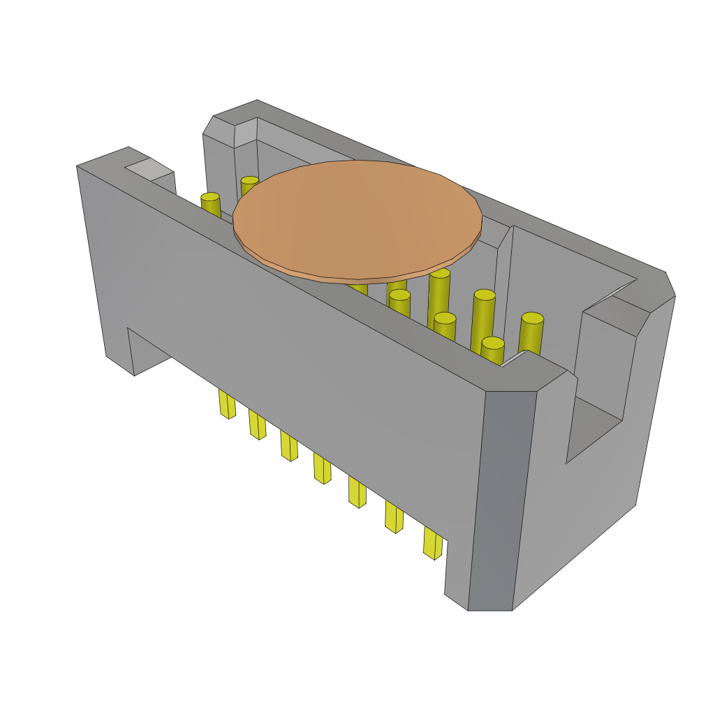 All Parts Connectors rugged connector TFM-108-01-S-D-K by Samtec