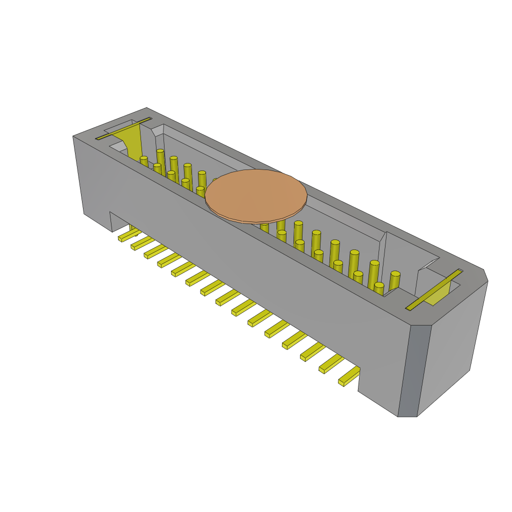 All Parts Connectors rugged connector TFM-115-02-S-D-WT-K by Samtec