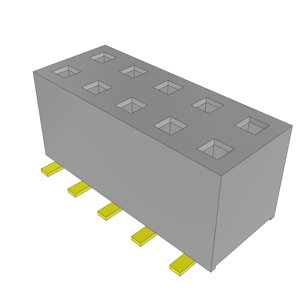 All Parts Power Products Batteries and Accessories Accessories Battery Housings-Cradles TLE-105-01-G-DV-A-TR by Samtec