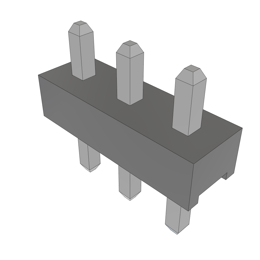 All Parts Connectors rugged connector TMM-103-05-T-S by Samtec