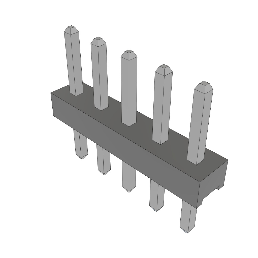All Parts Connectors rugged connector TMM-105-02-T-S by Samtec