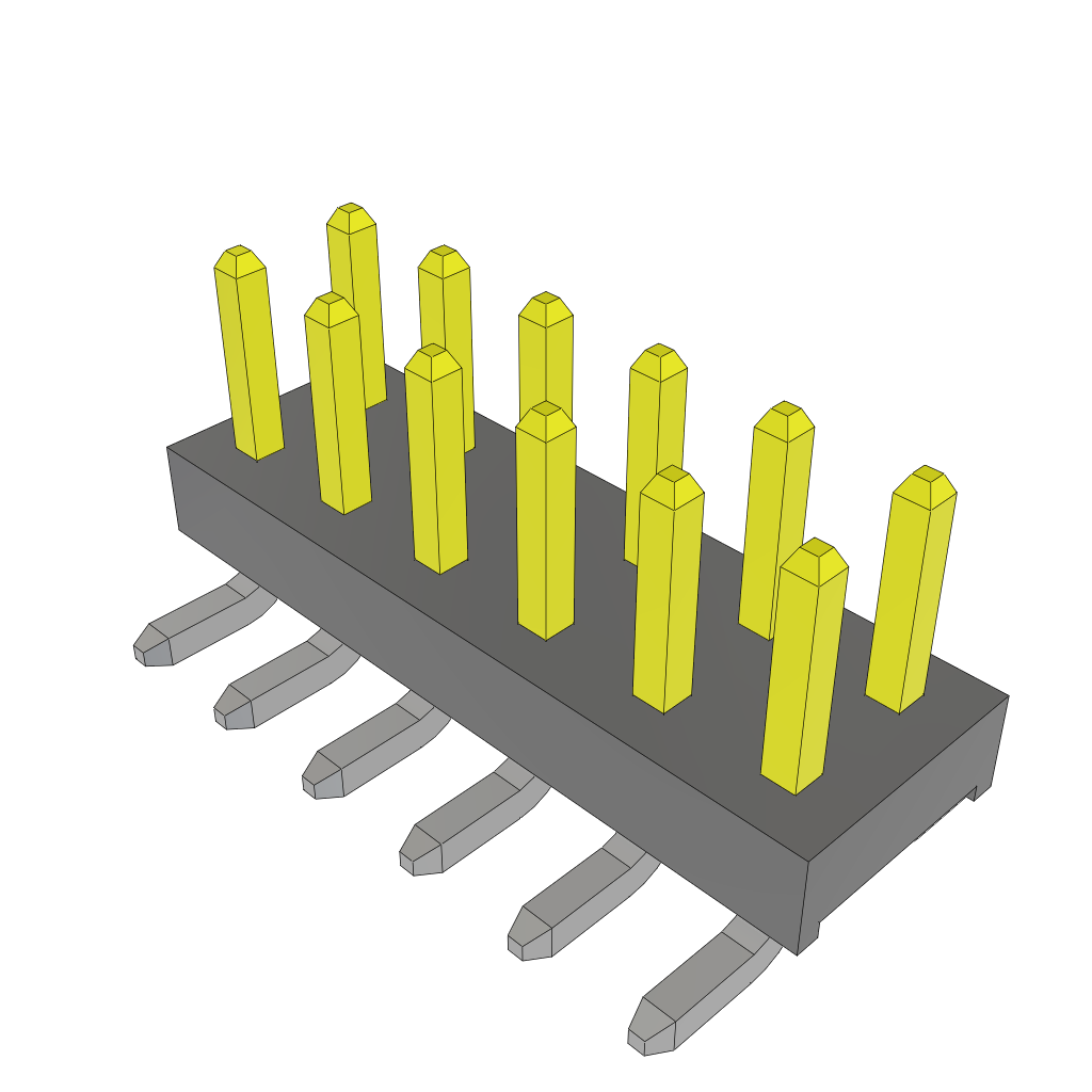 All Parts Connectors rugged connector TMM-106-01-SM-D-SM by Samtec