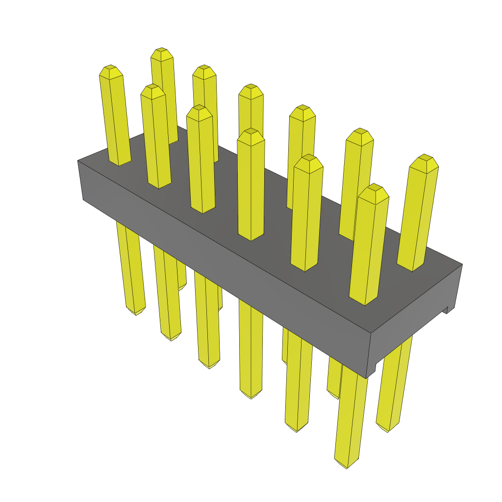 All Parts Connectors rugged connector TMM-106-06-G-D by Samtec