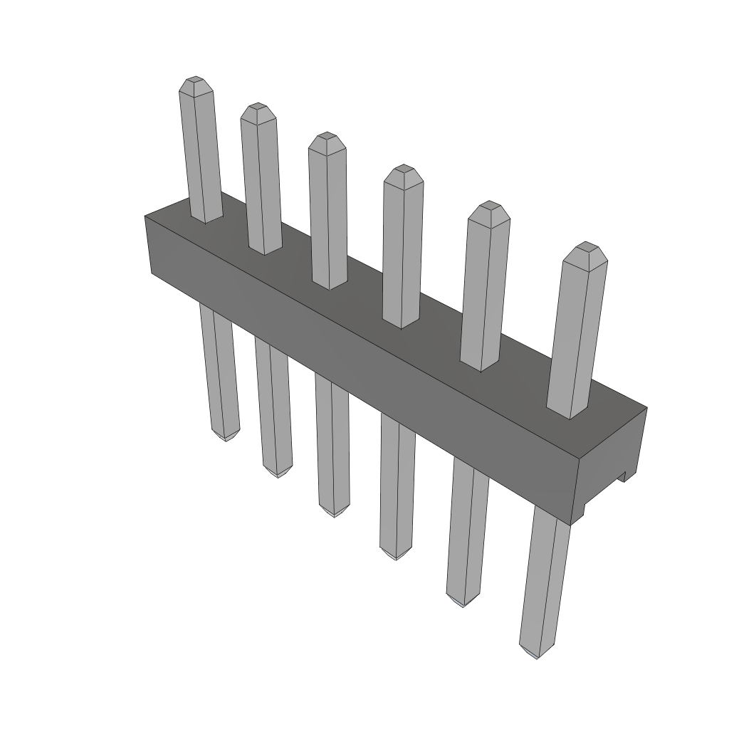 All Parts Connectors rugged connector TMM-106-06-T-S by Samtec