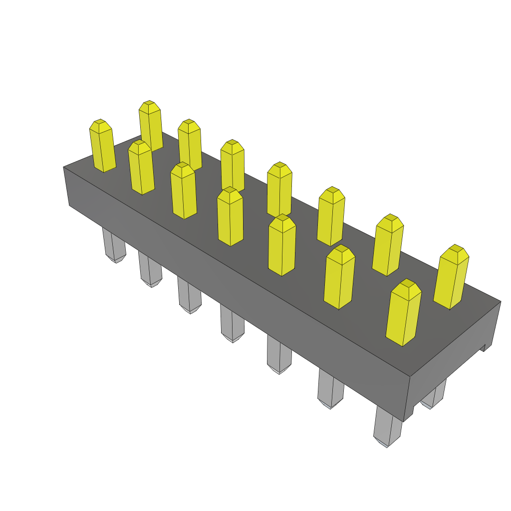 All Parts Connectors rugged connector TMM-107-05-S-D by Samtec