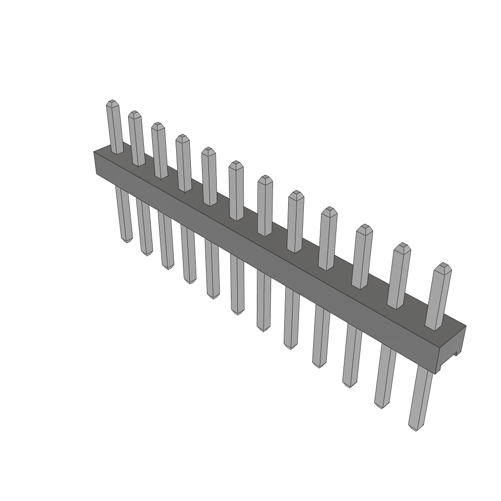 All Parts Connectors rugged connector TMM-112-06-T-S by Samtec