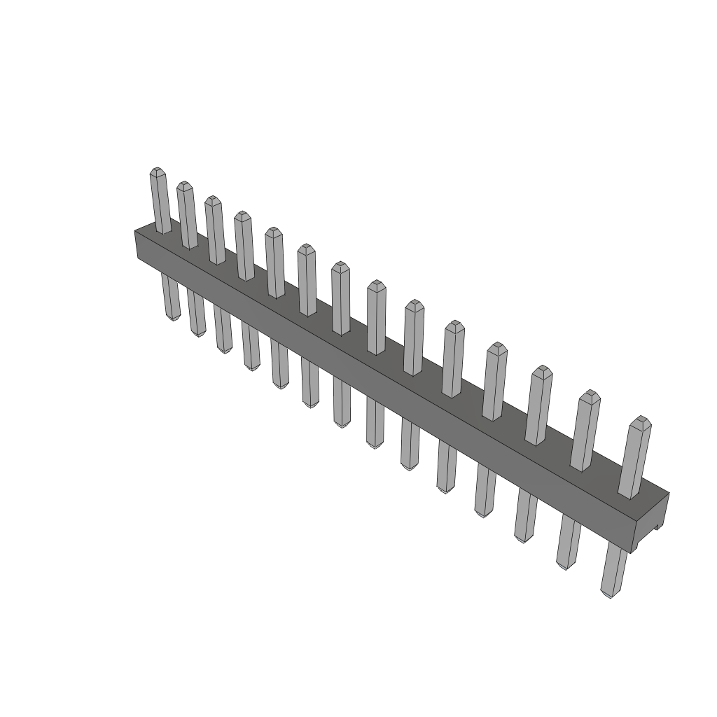 All Parts Connectors rugged connector TMM-114-01-T-S by Samtec