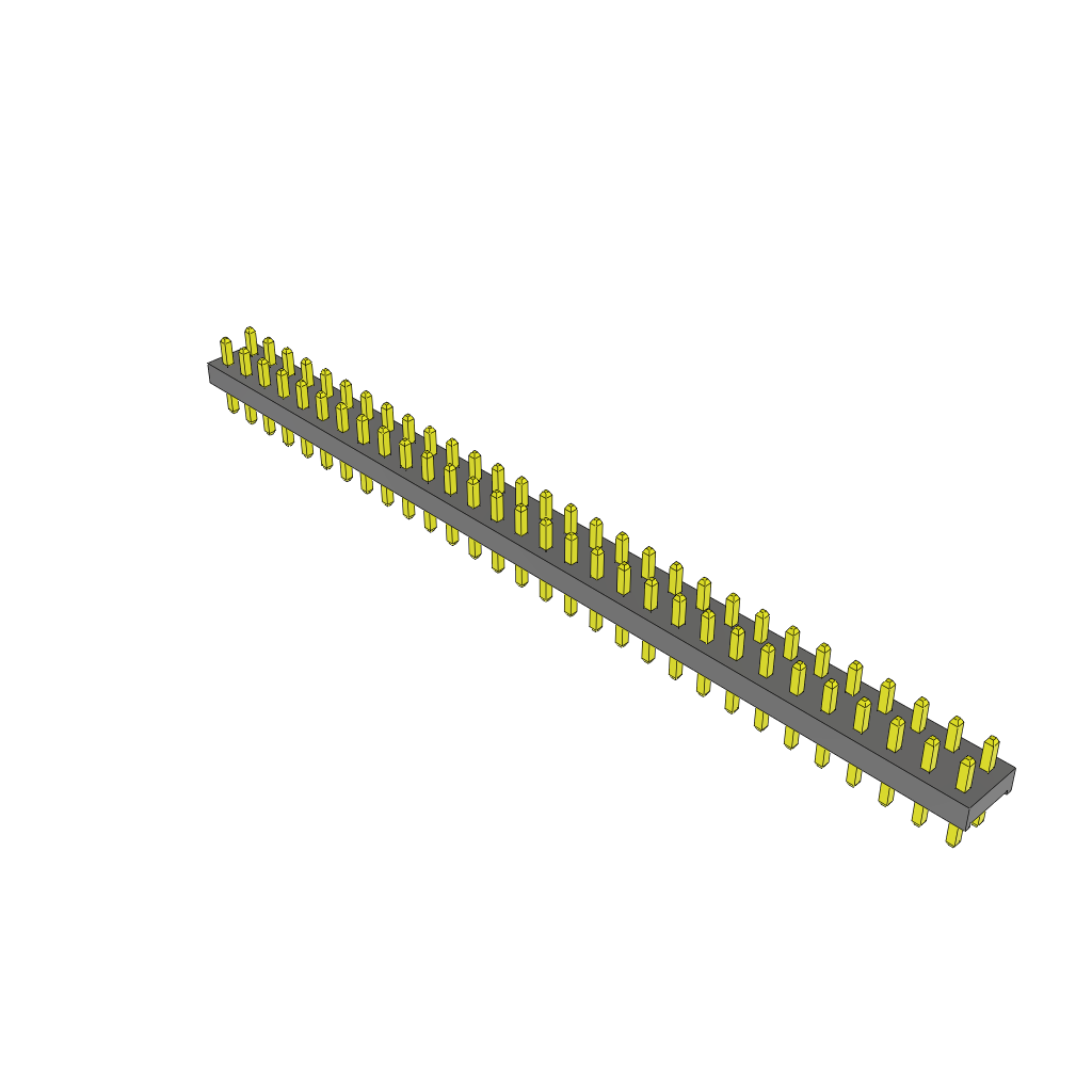 All Parts Connectors rugged connector TMM-130-04-G-D by Samtec