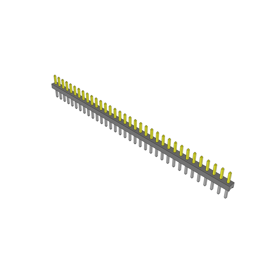 All Parts Connectors rugged connector TMM-134-01-F-S by Samtec