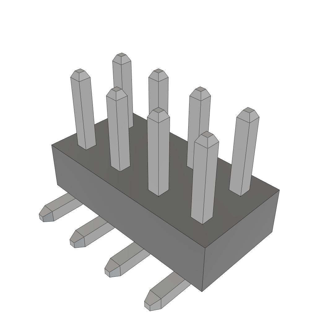 All Parts Connectors rugged connector TMMH-104-01-T-DV-TR by Samtec