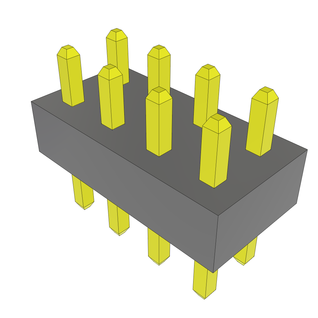 All Parts Connectors BTB Connectors TMMH-104-04-F-D by Samtec