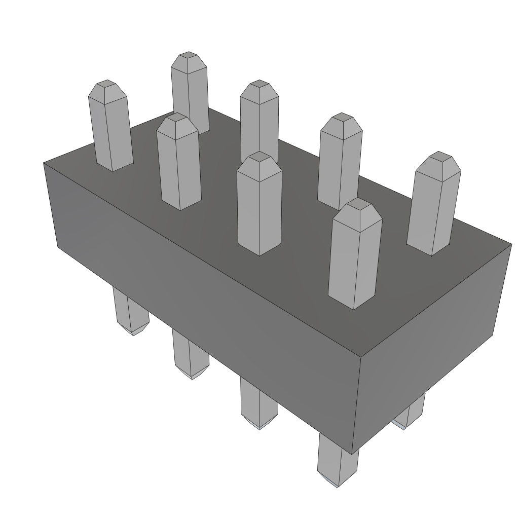 All Parts Connectors rugged connector TMMH-104-05-T-D by Samtec