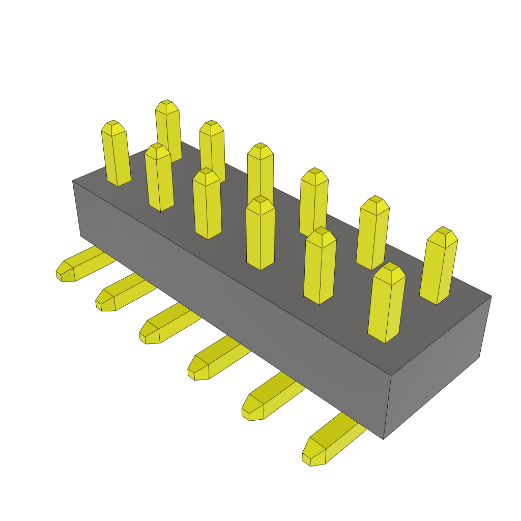 All Parts Connectors rugged connector TMMH-106-04-F-DV-A-TR by Samtec