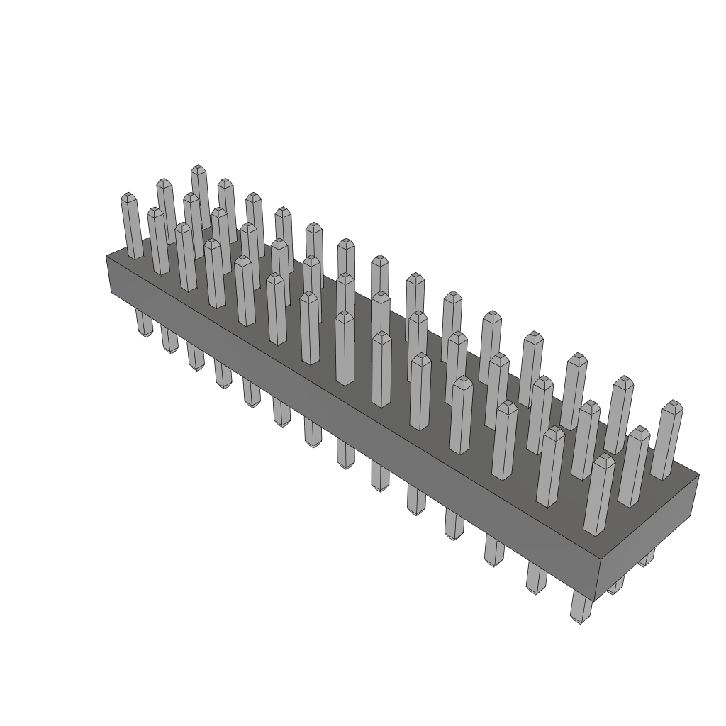 All Parts Connectors rugged connector TMMH-114-01-T-T by Samtec