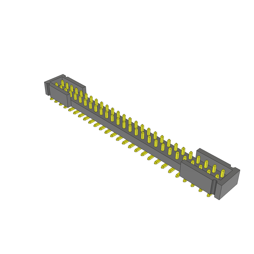 All Parts Connectors BTB Connectors TMMH-127-04-L-DV-ES by Samtec