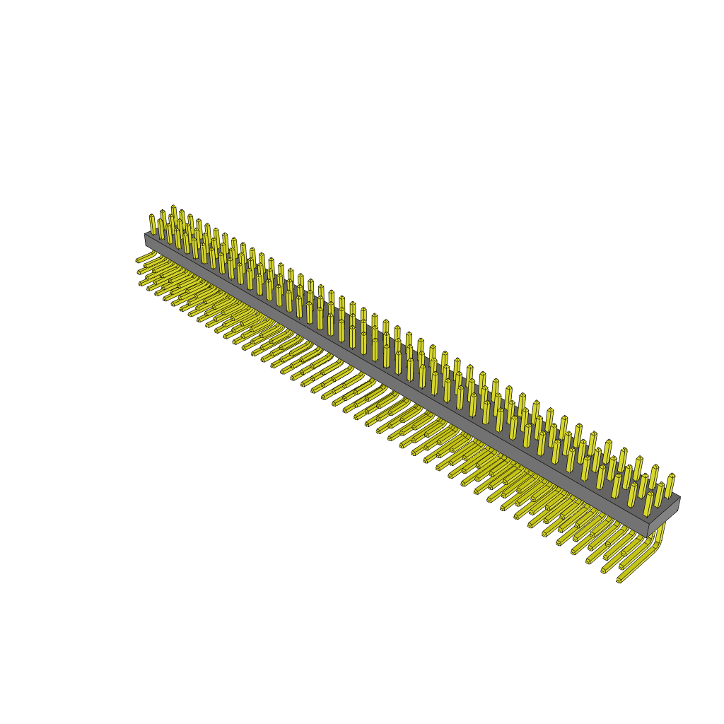 All Parts Connectors BTB Connectors TMMH-144-01-F-T-RA by Samtec