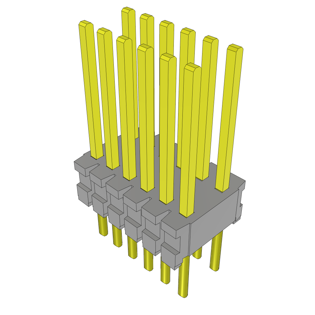 All Parts Connectors Backplane Connectors Hard Metric Connectors TMS-106-53-G-D by Samtec