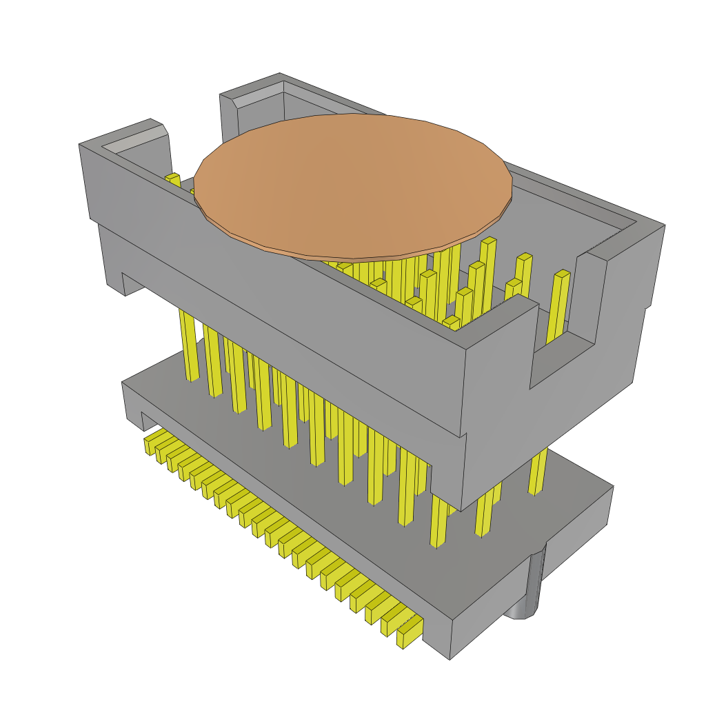 All Parts Connectors Backplane Connectors Hard Metric Connectors TOLC-110-32-S-Q-A-K-TR by Samtec