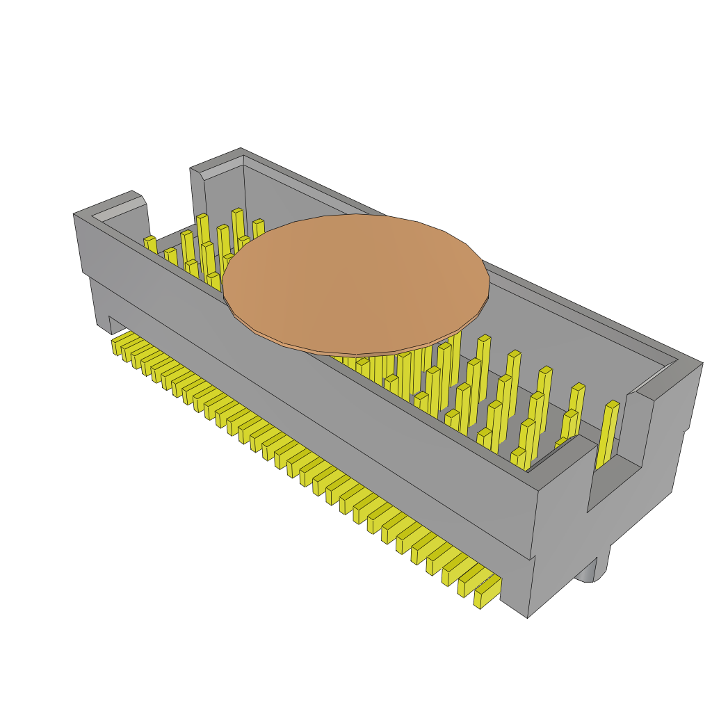 All Parts Connectors Smart Card Connectors TOLC-115-02-F-Q-A-K by Samtec