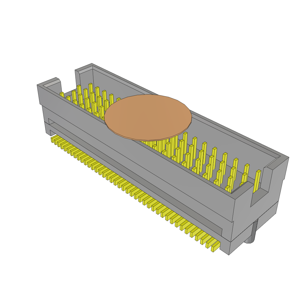 All Parts Connectors Backplane Connectors Hard Metric Connectors TOLC-120-12-F-Q-A-K by Samtec