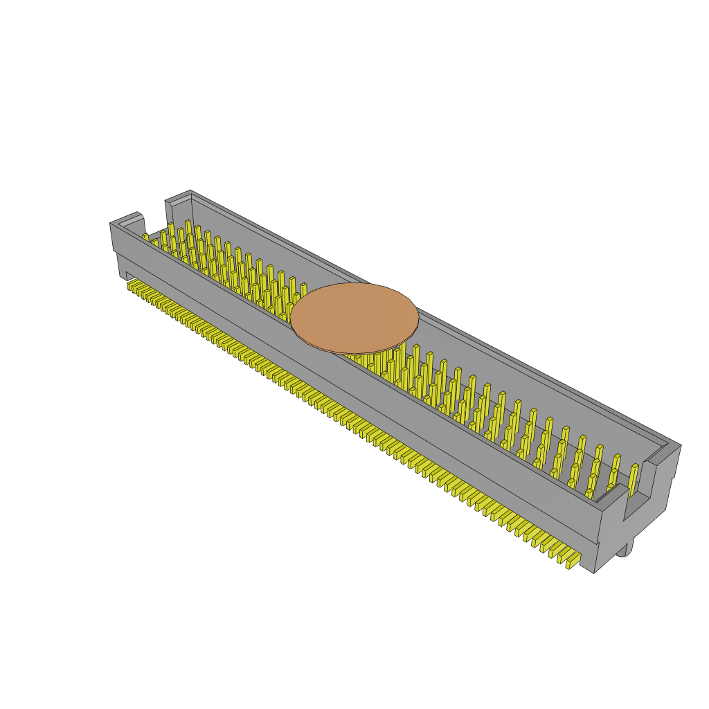 All Parts Connectors Backplane Connectors Hard Metric Connectors TOLC-135-02-S-Q-A-K by Samtec