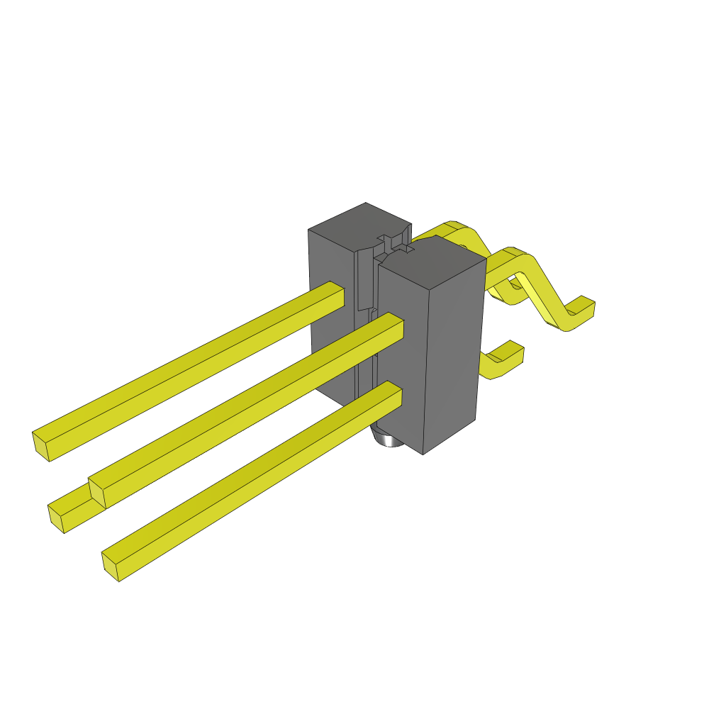All Parts Connectors rugged connector TSM-102-03-SM-DH-A-TR by Samtec