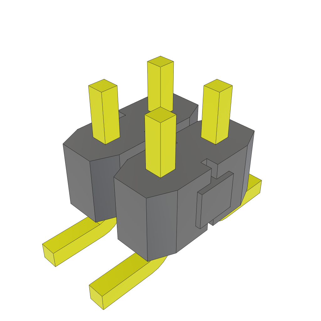 All Parts Connectors rugged connector TSM-102-05-T-DV by Samtec