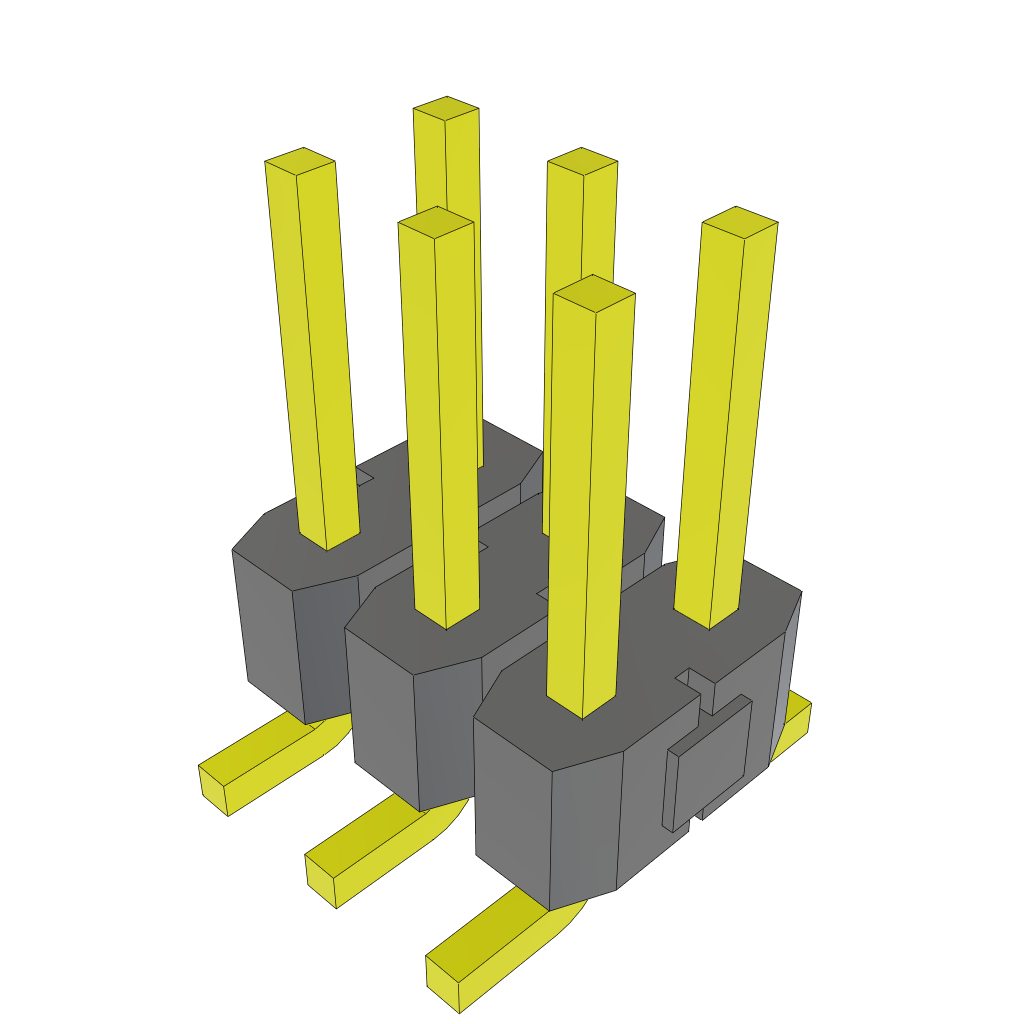 All Parts Connectors rugged connector TSM-103-01-H-DV by Samtec