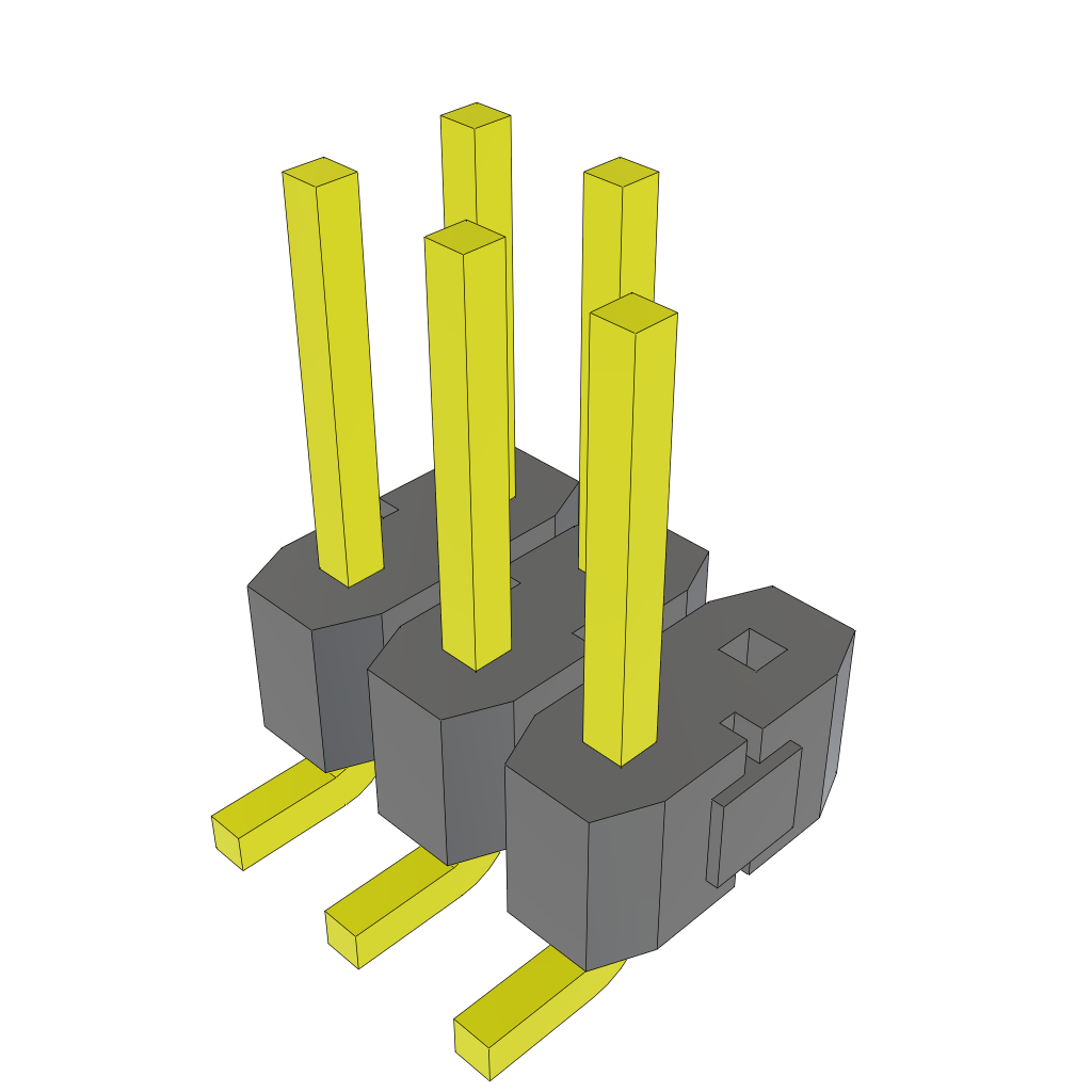 All Parts Connectors rugged connector TSM-103-01-S-DV-006 by Samtec