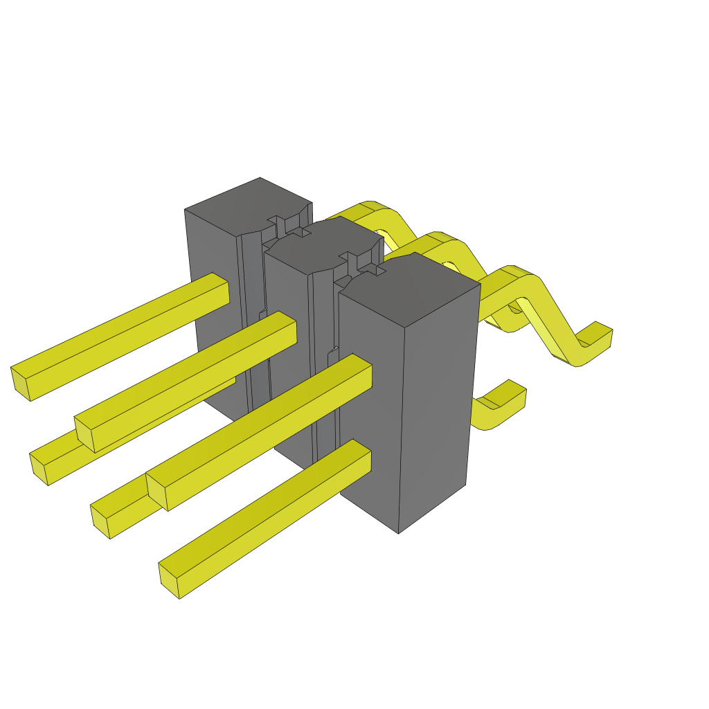 All Parts Connectors rugged connector TSM-103-01-T-DH-LC by Samtec