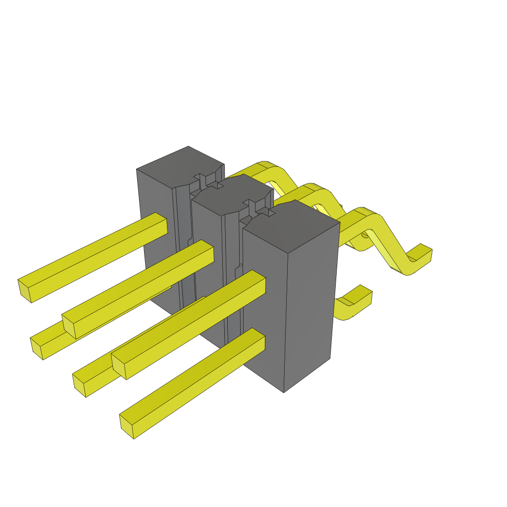 All Parts Connectors rugged connector TSM-103-01-T-DH by Samtec Inc.