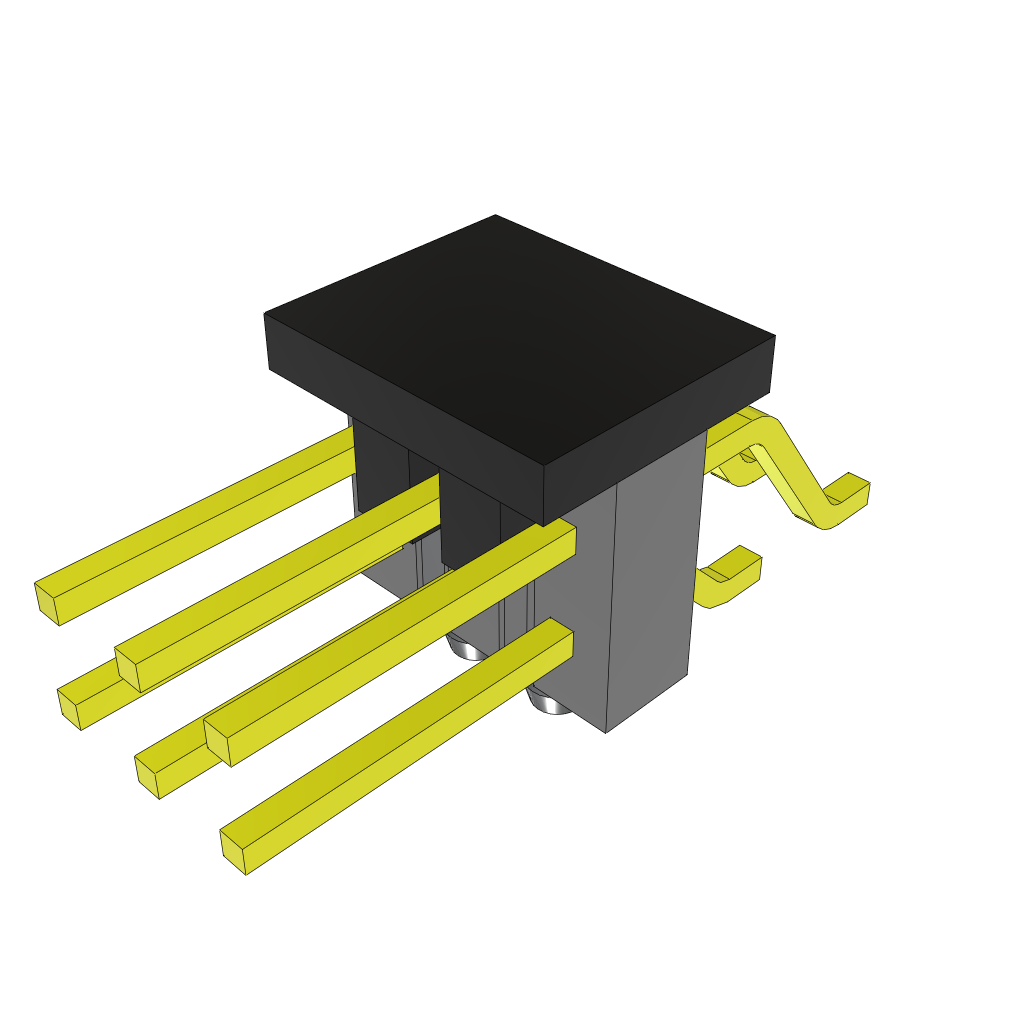 All Parts Connectors rugged connector TSM-103-02-F-DH-A-P-TR by Samtec