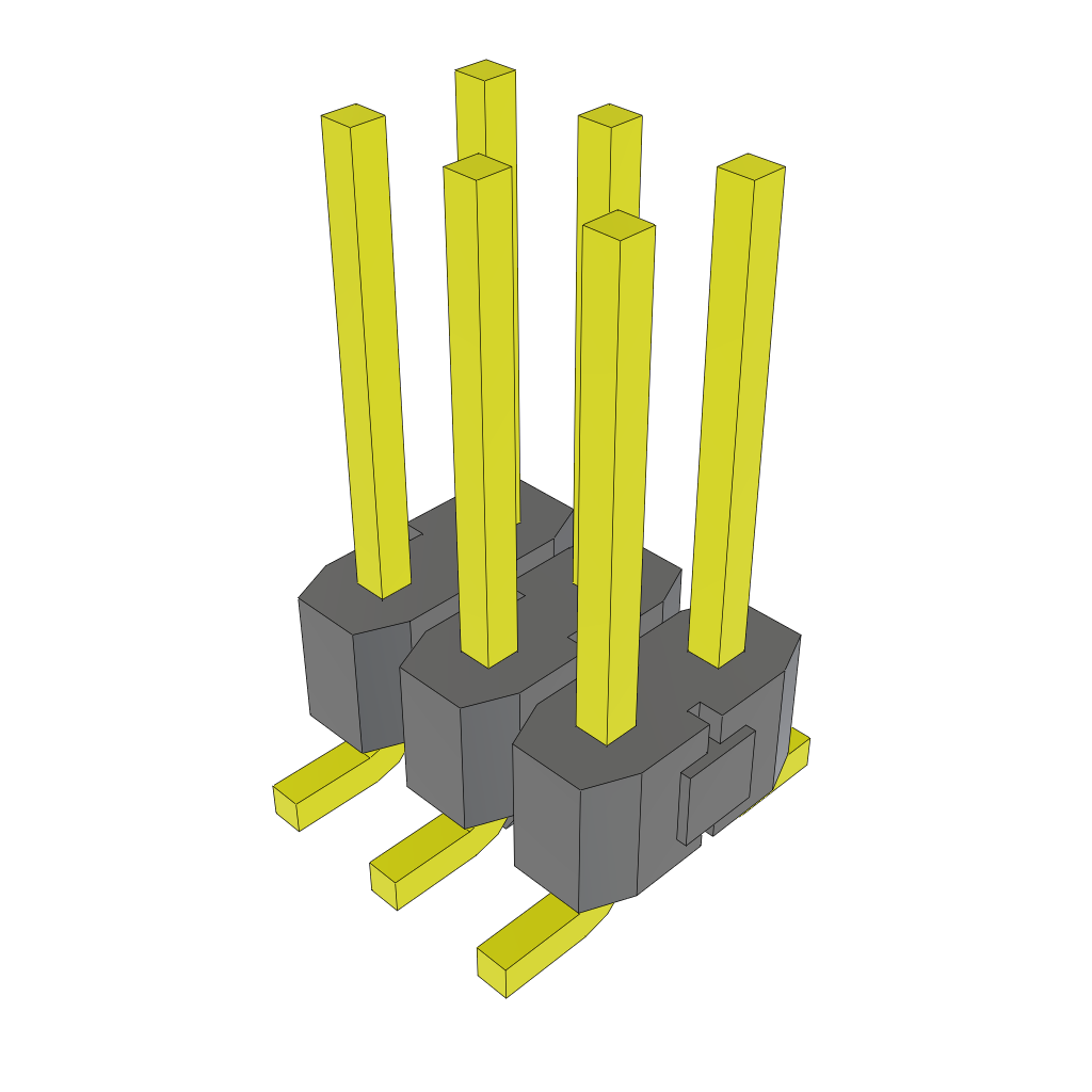 All Parts Connectors rugged connector TSM-103-02-T-DV-LC by Samtec