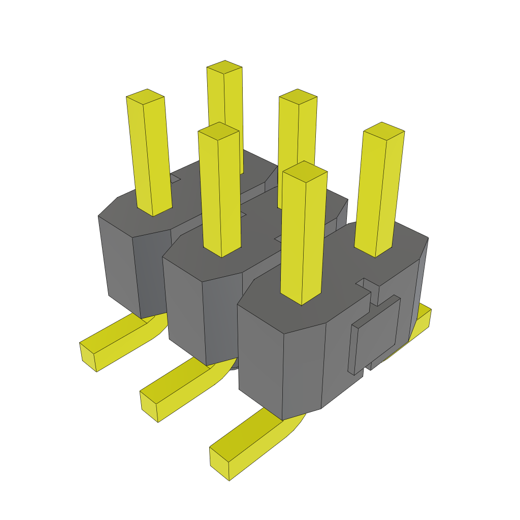 All Parts Connectors BTB Connectors TSM-103-04-S-DV-A by Samtec
