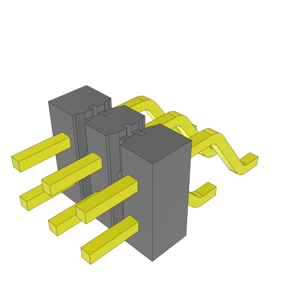 All Parts Connectors rugged connector TSM-103-04-T-DH by Samtec