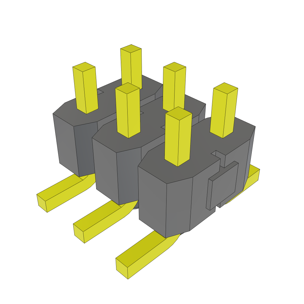 All Parts Connectors rugged connector TSM-103-05-F-DV-A by Samtec