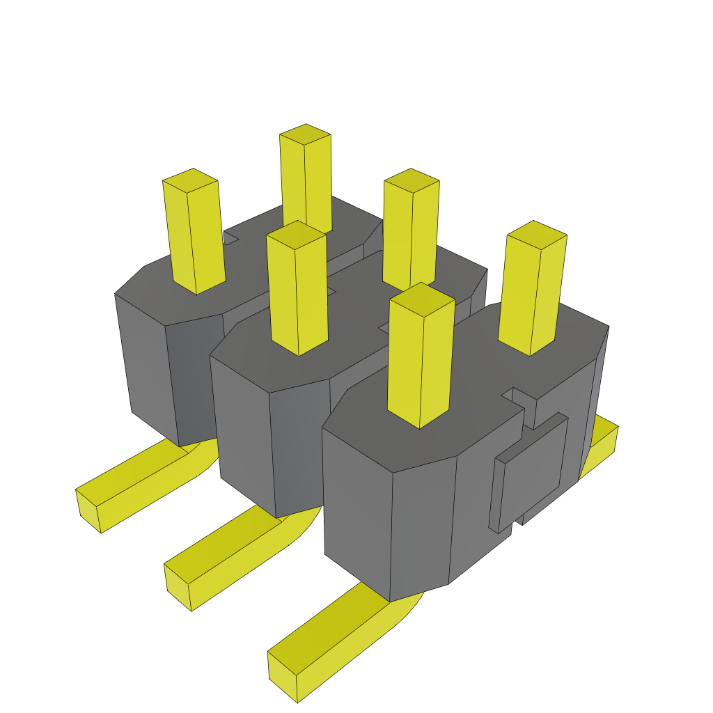 All Parts Connectors rugged connector TSM-103-05-L-DV by Samtec