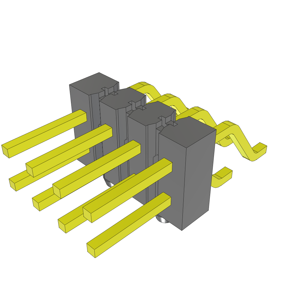 All Parts Connectors rugged connector TSM-104-01-F-DH-A by Samtec