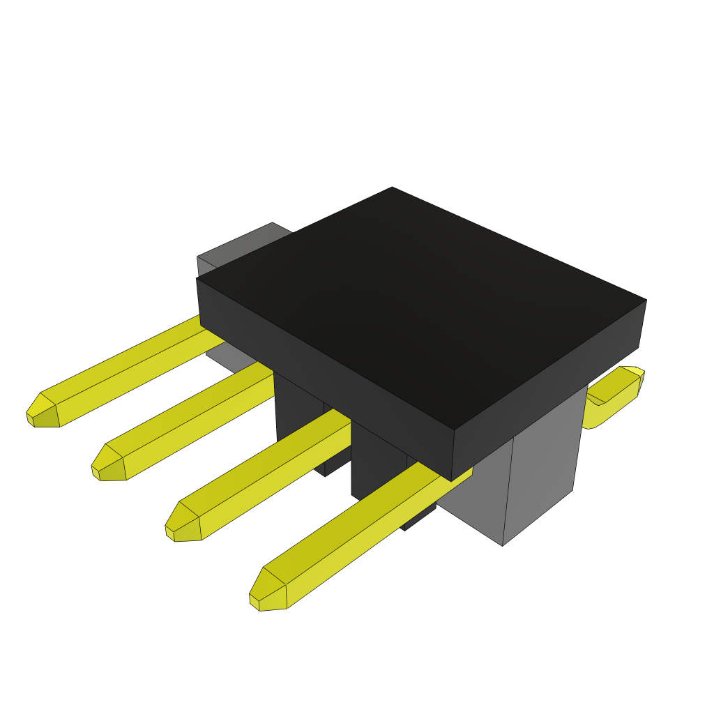 All Parts Connectors rugged connector TSM-104-01-F-SH-P-TR by Samtec