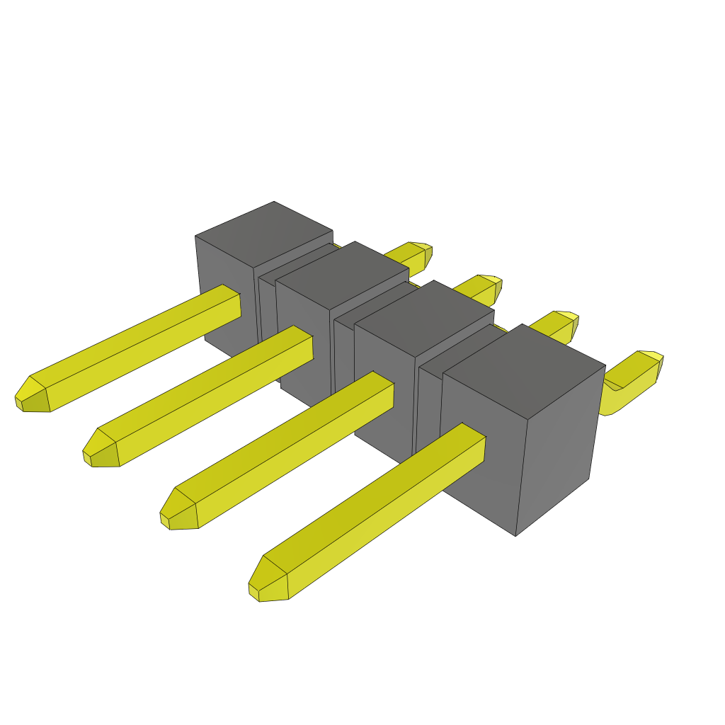All Parts Connectors rugged connector TSM-104-01-F-SH by Samtec