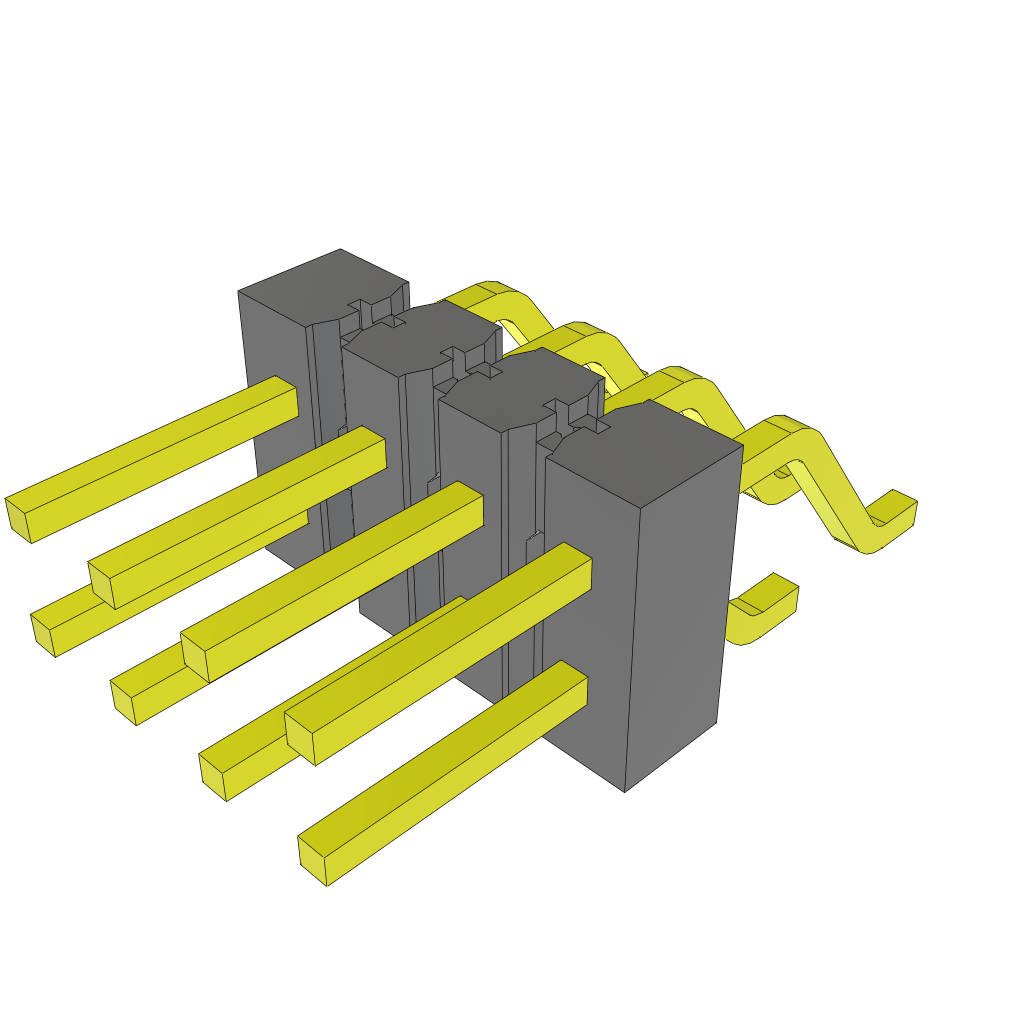 All Parts Connectors BTB Connectors TSM-104-01-T-DH-LC-TR by Samtec