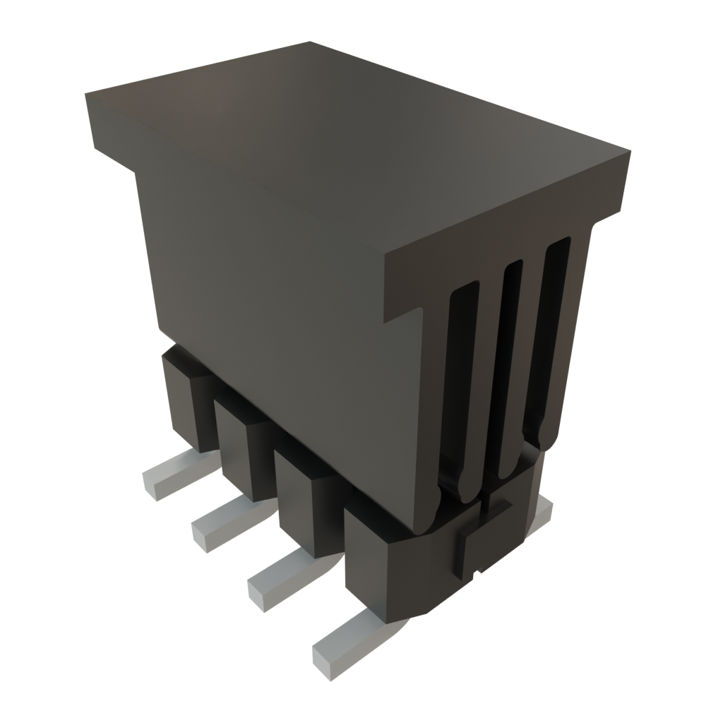 All Parts Connectors rugged connector TSM-104-01-T-DV-P-TR by Samtec