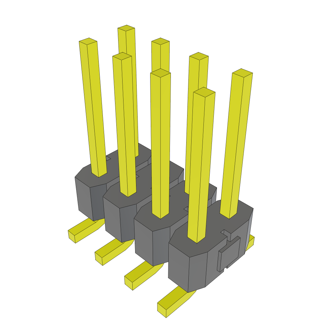 All Parts Connectors BTB Connectors TSM-104-02-G-DV by Samtec