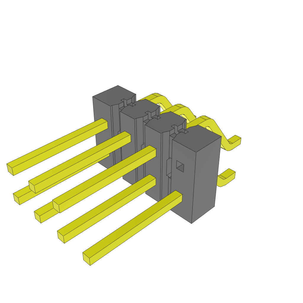 All Parts Connectors rugged connector TSM-104-02-S-DH-008 by Samtec