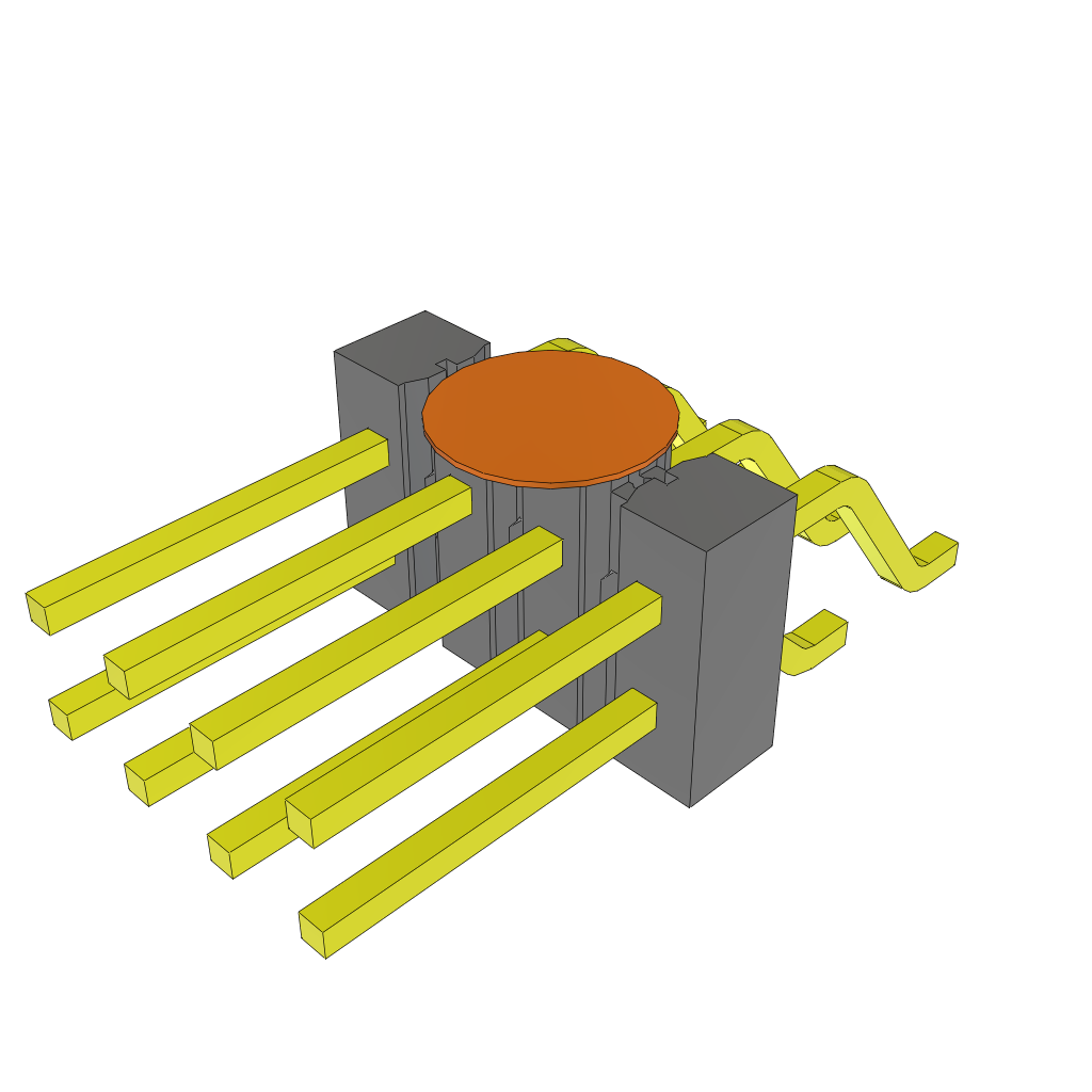All Parts Connectors BTB Connectors TSM-104-02-SM-DH-K-TR by Samtec