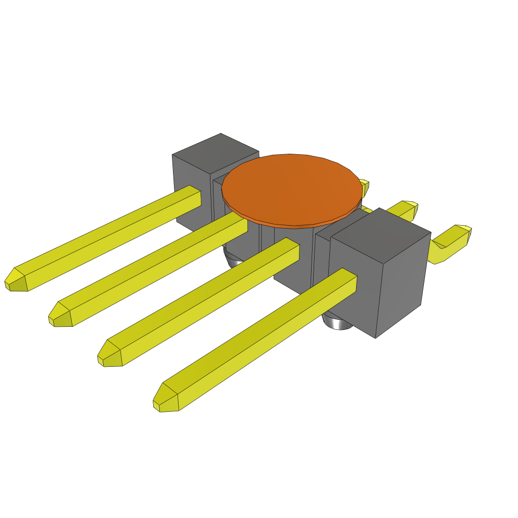 All Parts Connectors rugged connector TSM-104-02-T-SH-A-K by Samtec