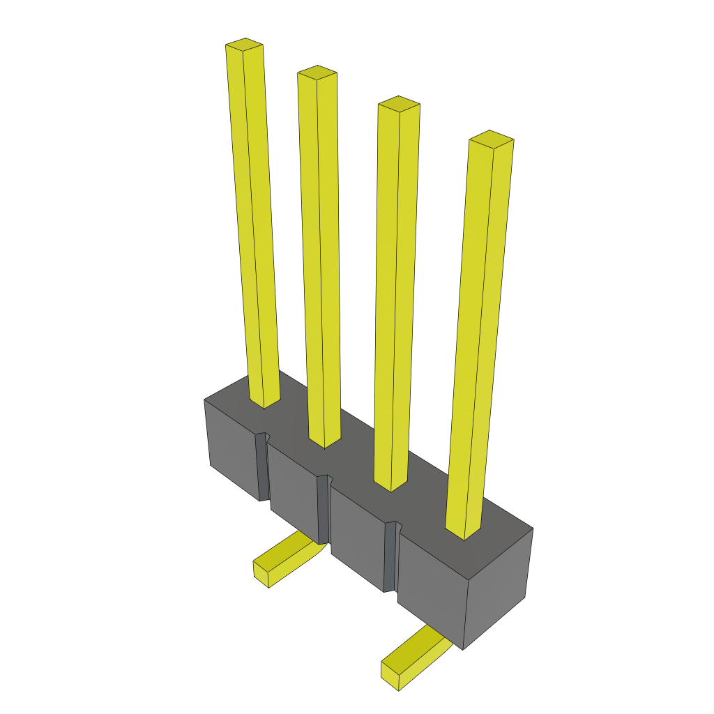 All Parts Connectors rugged connector TSM-104-03-S-SV by Samtec